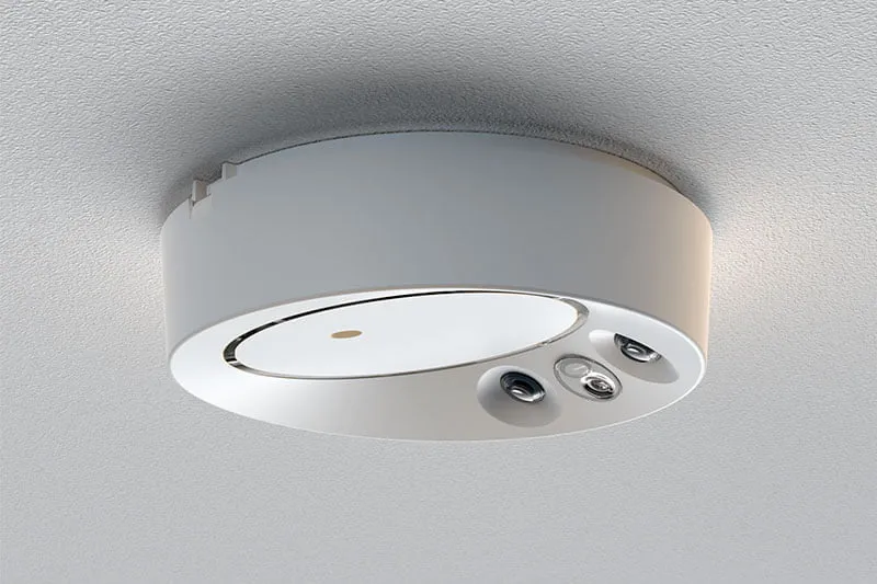 Safera Aurora spisvakt monterad i taket.