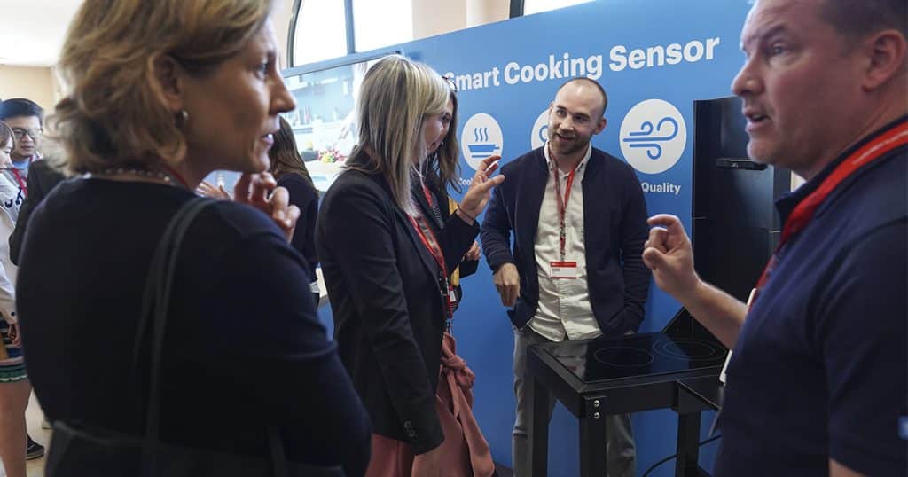 Safera was launching Sense stove guard at IFA2019 exhibition