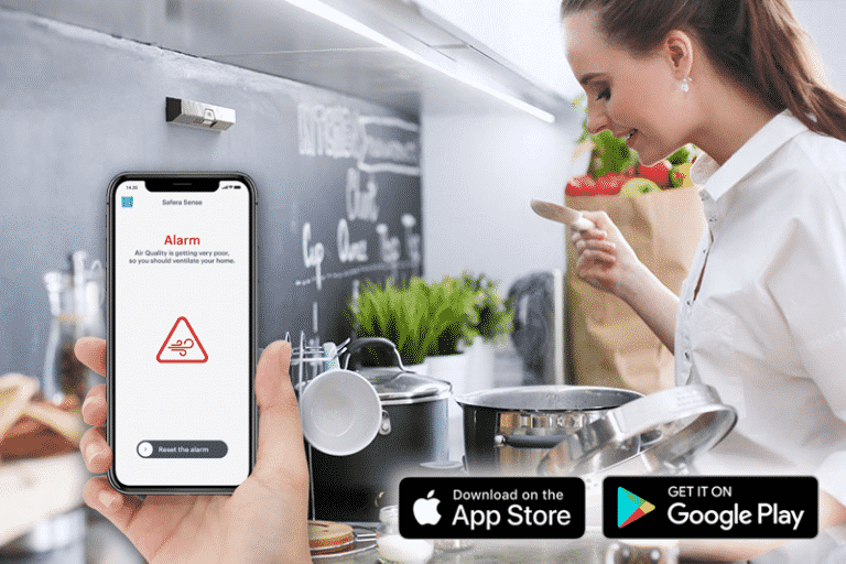 Safera stove guard For remote alarm and local fire prevention