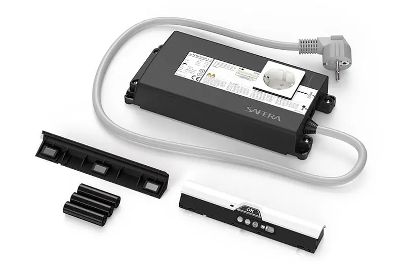 Safera Sense BT-komfyrvakt med strømstyringsenhet PCU6.1-S
